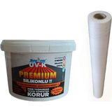 Boysat Kampanya 3 kg Uv-K Premium Silikonlu Su Izolasyon Boyası ve Taşıyıcı Izolasyon Keçesi