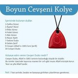 Boyun Cevşeni - Yeşil Renk (Cevşenü'l Kebir) - Option-1 - Altın