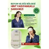 Boyun Ve Göz Çevresi Hint Yağı Uygulama Pedi (Castor Oil Pack) Ayarlanabilir – %100 Ham Pamuk