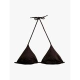 Boyundan Bağlamalı Taşlı Üçgen Bikini Üstü