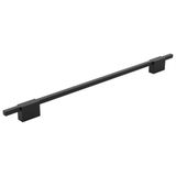 Boyut Siyah Metal 224 Mm Mobilya Kolu Aksesuarı Uzun Dolap Kulpları Mutfak Çekmece Kulbu Kapak Kulbu