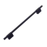 Boyut Siyah Metal 256 Mm Uzun Dolap Kulpları Mutfak Çekmece Kulbu Kapak Kulbu Mobilya Kolu Aksesuarı