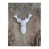 Boyutlu Geyik Büstü Esnek Aplik No:HS23 Ahşap, Mobilya Yenileme, Mobilya Süsleme 5x5x3cm