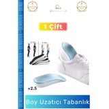 #Boyuzatıcıtabanlık Eva Bellek Köpük Rahat Ortopedik Kesilebilir Gizli Boy Uzatıcı Tabanlık 25 Cm - 2 Adet