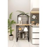 Boz Concept Home Dar Mutfak Bango Masa Kahve Köşesi Dekoratif Mutfak Düzenleyici Çok Amaçlı Dolap