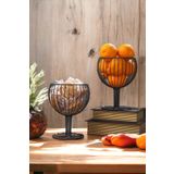 Boz Concept Home Metal Mutfak Meyve Sepeti Dekoratif Kadeh Gorunumlu Tel