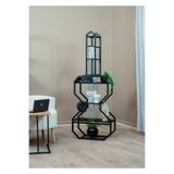 boz concept home Metal Raflı Modern Gitar Kitaplık Salon Düzenleyici Çalışma Odası Dekoratif Mutfak Raf Ünite