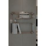 boz concept home Paslanmaz Metal Duvar Rafı Kitaplık Banyo Düzenleyici Kıvrımlı Tel Kitaplık ve Mutfak Rafı