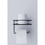 Boz Concept Home Süper Yapışkanlı Tuvalet Kağıtlığı Tutacağı Askısı Mat Metal Tuvalet Kağıtlık Banyo Aksesuar