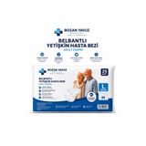 Bozan Yavuz Medical Sağlık Ürünleri Belbantlı Hasta Bezi (L Beden ) 25 adet Sızdırmaz Korumalı Bariyer