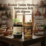 Bozkır Tahin Merkezi Muhteşem Ikili Altın Susam Kavrulmuş Tahin 600GR-KÖY Üzüm Pekmezi 800GR - 1,2 kg