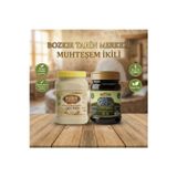 Bozkır Tahin Merkezi Taş Değirmen Beyaz Tahin 935gr - Geleneksel Andız Pekmezi 950 gr (katkısız)