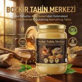 Bozkır Tahin Merkezi Yerli Ata Tohumu Altın Susam Taş Değirmen Tahini Kavrulmuş 600 G