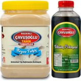 Bozkırlı Çavuşoğlu 930 gr Beyaz Tahin + 1 kg Üzüm Pekmezi