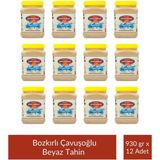 Bozkırlı Çavuşoğlu Az Kavrulmuş Beyaz Tahin Bozkır Tahini 930 gr X 12 Adet
