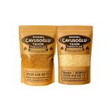 Bozkırlı Çavuşoğlu Beyaz Çiğ Susam 500G + Bozkırlı Çavuşoğlu Odun Ateşinde Kavrulmuş Simitlik Susam 500G
