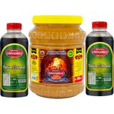 Bozkırlı Çavuşoğlu Çavuşoğlu Odun Ateşinde Bozkır Tahini 1830g + Üzüm Pekmezi 2000g - 1,9 kg