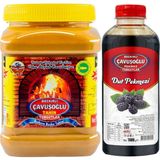 Bozkırlı Çavuşoğlu Çavuşoğlu Tahin Kepeksiz 930 gr + Çavuşoğlu Dut Pekmezi 1000g
