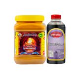 Bozkırlı Çavuşoğlu Odun Ateşinde Kepeksiz Bozkır Tahini 930G + Kozalak Pekmezi 1000G