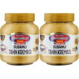 Bozkırlı Çavuşoğlu Susamlı Tahin Kreması 330 gr x 2 Doğal İçerik ile Sağlıklı