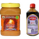 Bozkırlı Çavuşoğlu Tahin Kepekli 930 G + Çavuşoğlu Kozalak Pekmezi 1 KG