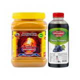 Bozkırlı Çavuşoğlu Tahin Kepeksiz 930 G + Çavuşoğlu Üzüm Pekmezi 1 KG