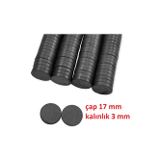 Bozkırlı Eğitim Bozkırlı 17X3 mm Yuvarlak Mıknatıs, Çok Amaçlı, Süsleme,magnet, Kokulu Taş, Nişan Mıknatısı 50 Adet