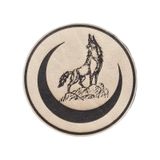 BOZKURT HİLAL Deri PEÇ - Arma - Askeri Patch Bej
