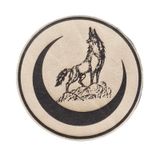 BOZKURT HİLAL Deri PEÇ - Arma - Askeri Patch