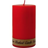 Bozkurt Mum Silindir Şeklinde Mum 7X12 cm (Kırmızı) - Çok Renkli