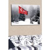 Bozkurt Türk Bayrağı Turan Ülkücü 50x35 no-1070