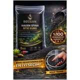 Bozsan 5 Kg Hagen Siyah Bazalt Bitki Kumu 1-2 mm, Akvaryum Taban Kumu, Dolomit Bazalt Kumu , PH Nötr Doğal Kum 5 Kg