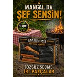 Bozsan BARBEKÜ – PRO MEŞE MANGAL KÖMÜRÜ-1.KALİTE 2 KG KUTULU PAKET "SEÇME İRİ PARÇALAR"