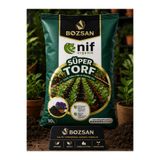 Bozsan NİF ORGANİK SÜPER TORF Özel Karışım Iç Mekan Bitki Toprağı 10 Litre Çiçek Toprağı Toprak Harcı