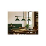 Bozyaka Aydınlatma Kleps 3'lü Dekoratif Yeşil(RAL 6005) & Gold Metal Modern Tavan Avize İç Mekan