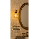 Bozyaka Aydınlatma Point Dekoratif Eskitme Aksesuar Modern Sarkıt Avize Iç Mekan (RUSTİK LED AMPUL DAHİLDİR!!!)