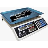 Bozyel 40 kg Manav -Market -Pazarcı Terazisi - Mavi