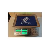 Bozyel 40 Kg Terazi - Yeni Model - Pilli Ve Şarjlı - Fiyat Hesaplı - Metal Ön Panel