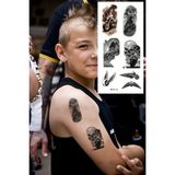 BP Tattoo Ghost Rider Karışık Çocuk ve Genç Dövme Tattoo
