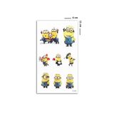 BP Tattoo Mini Boy Renkli Geçici Minion Çocuk Dövmesi