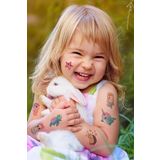 BP Tattoo Renkli Deniz Kızı Çocuk Dövmesi