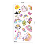 BP Tattoo Renkli Unicorn Karışık Çocuk Dövmesi