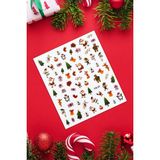 BP Tattoo Yılbaşı Kar Küresi Nail Art Kadın Sticker Tırnak Süsleme