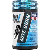 BPI Sports Bpı Sports Nite Burn 640MG 30 Capsul Nighttime Fat Burner Sleep Support – Keto-Friendly – Weight Loss, Relaxation, Boost Metabolism . - Aromasız