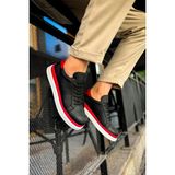 Bpm CH979 Santoni Gbt Spor Erkek Ayakkabı Sıyah/kırmızı - Karışık