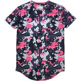 Bpm Siksilk Kamuflaj Slim Fit Erkek Tişört - XS - Çok Renkli