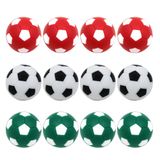 BQSPT Langırt Topları Foose Balls Masa Futbol Futbol Yedek Çok Renkli Resmi Masa Üstü Oyun Boyutu 32 mm Mini Langırt - 12'li Set
