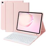 BQSS iPad Air 11 inç (M2) 2024 için Klavye Kılıfı iPad Air 5. Nesil 10.9" 2022 için Klavye Kılıfı Air 4. Nesil 10.9 inç 2020/ Pro 11 inç 2018 Kalem Tutucu Pembe