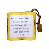 BR-CCF2TH GE Fanuc A06 Serisi A98I-0001-0902 Coaster (Cutler Hammer) oi Mate Model-D Brown Connector 6V Lityum Pil