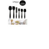 B&R Gereçleri B&R Gerecleri Reishome 6'Lı Silikon Yanmaz Spatula Seti Yapışmaz Spatula, Fırça Ve Pasta Sıvama Bıçağı Seti